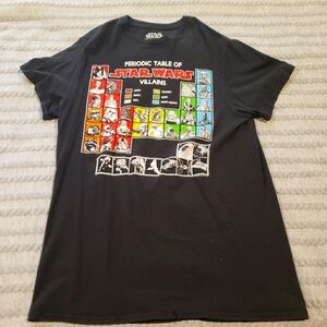 Fifth Sun Unisex Small Star Wars Villain Periodic Table of Elements T-Shirt